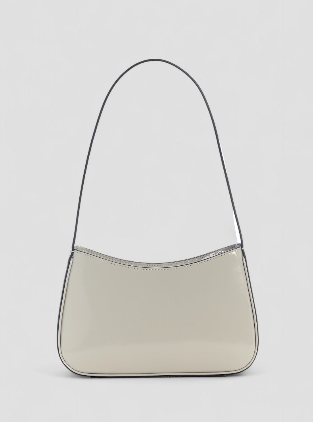 GUESS Womens Grey Arnela Top Zip Shoulder Bag NY949617 Back View