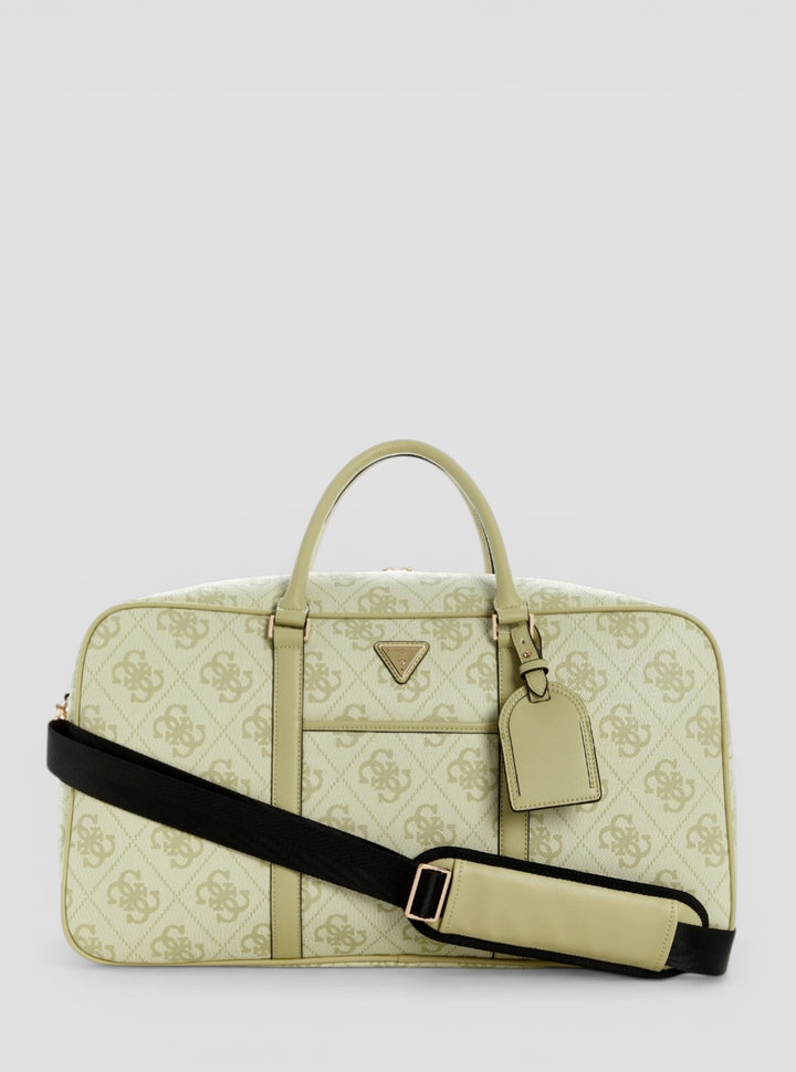 GUESS Accessories Green Logo Berta Weekender Duffle Bag OB8688930 Front View