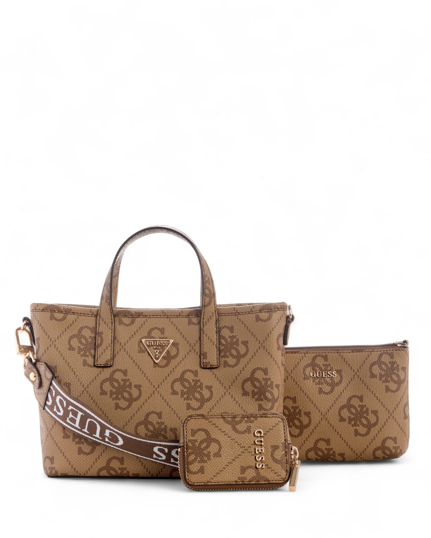 Brown Logo Latona II Tote Bag