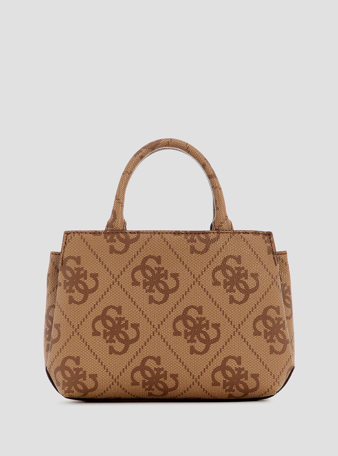 GUESS Womens Brown Logo Lorelei Mini Satchel Bag OS963976 Back View