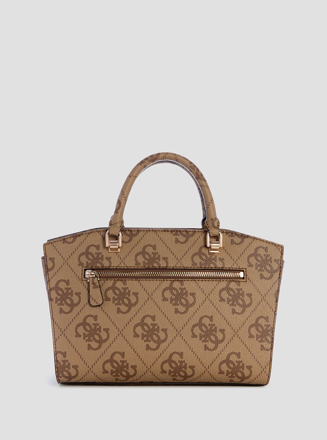 Brown Logo Queensland Satchel Bag