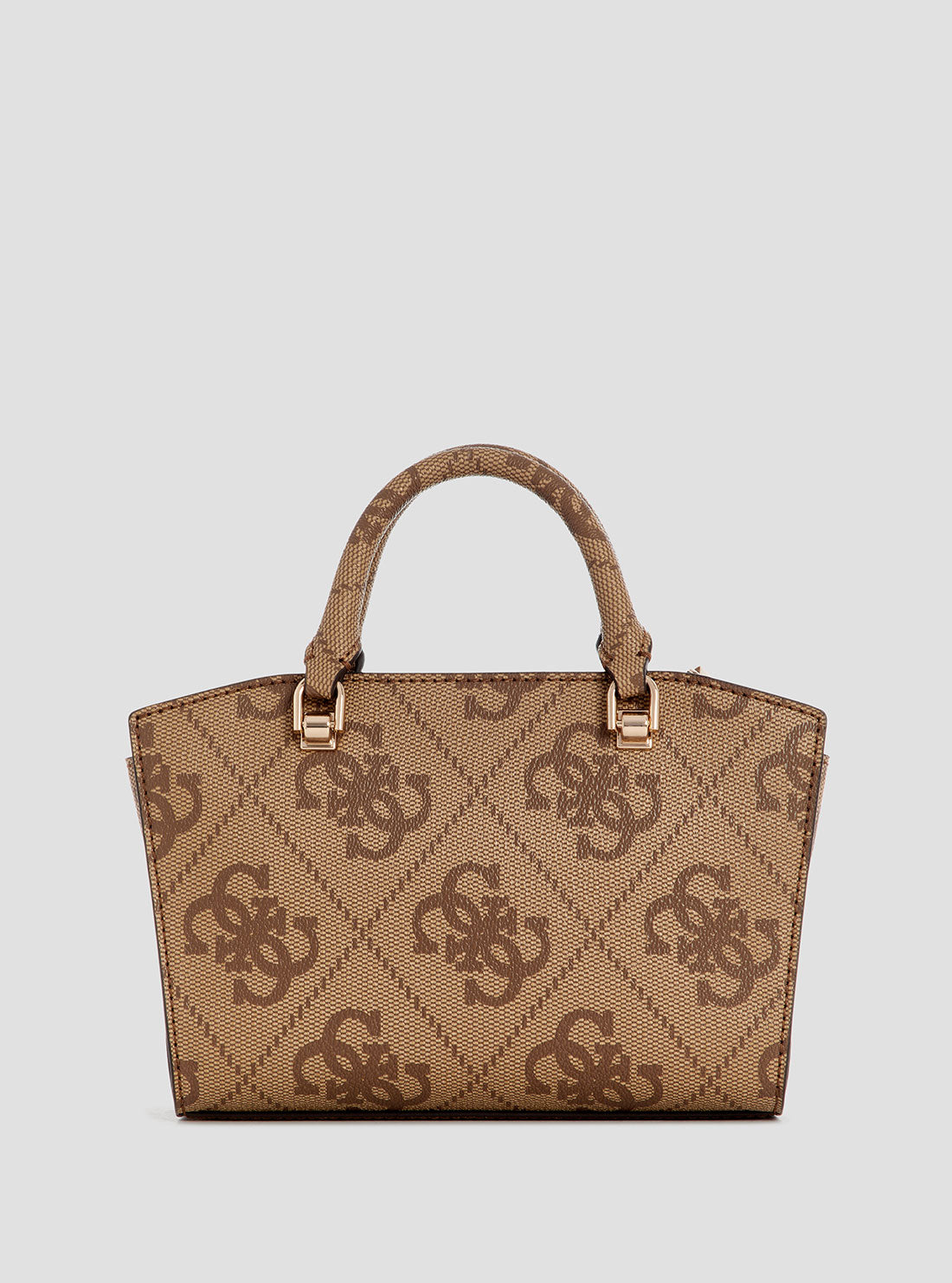 Brown Logo Queensland Mini Satchel Bag