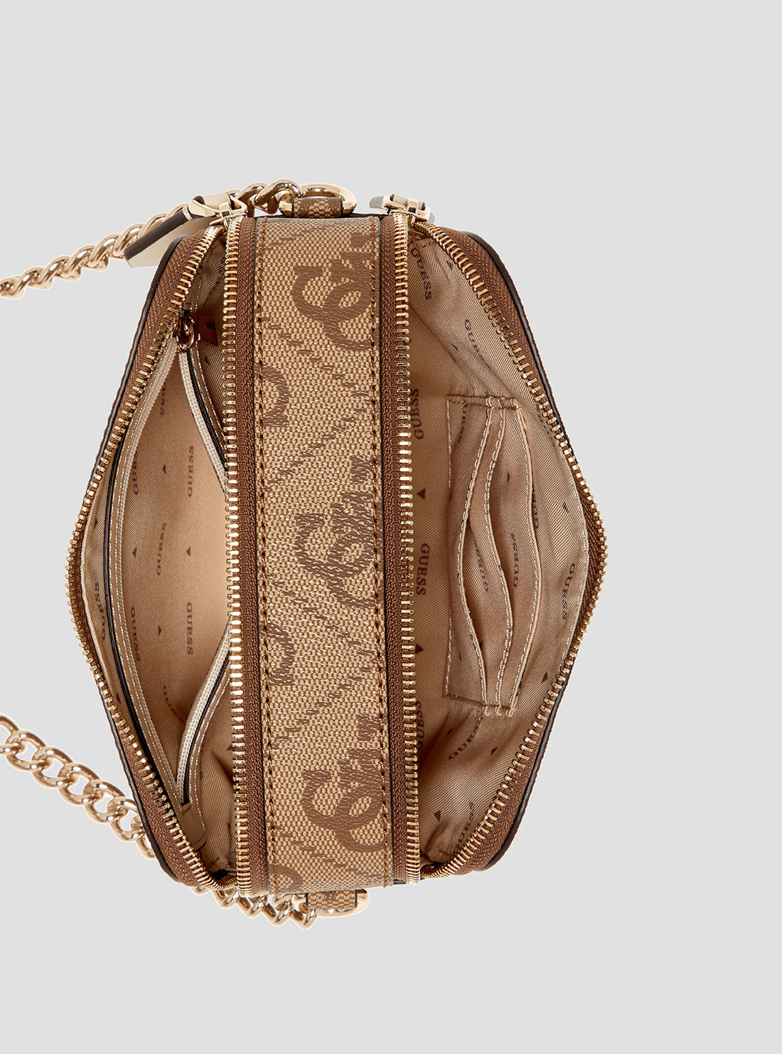 Brown Logo Noelle Camera Bag
