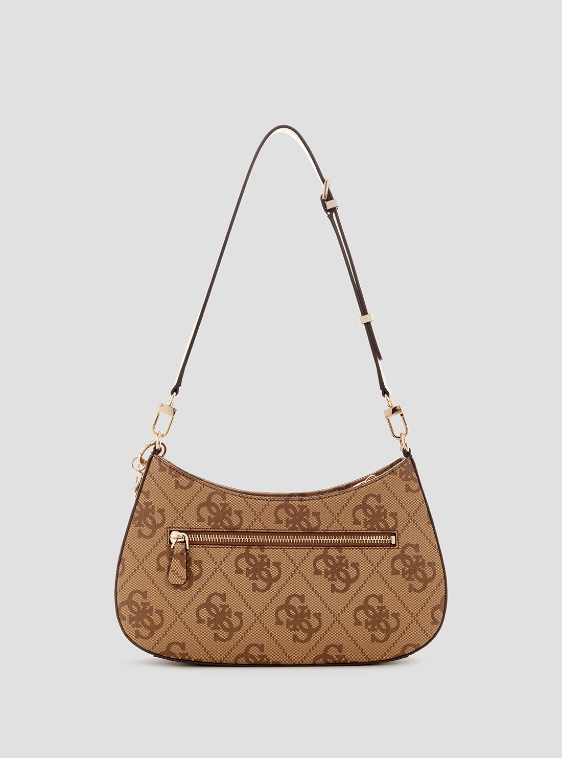 Brown Logo Noelle Shoulder Bag