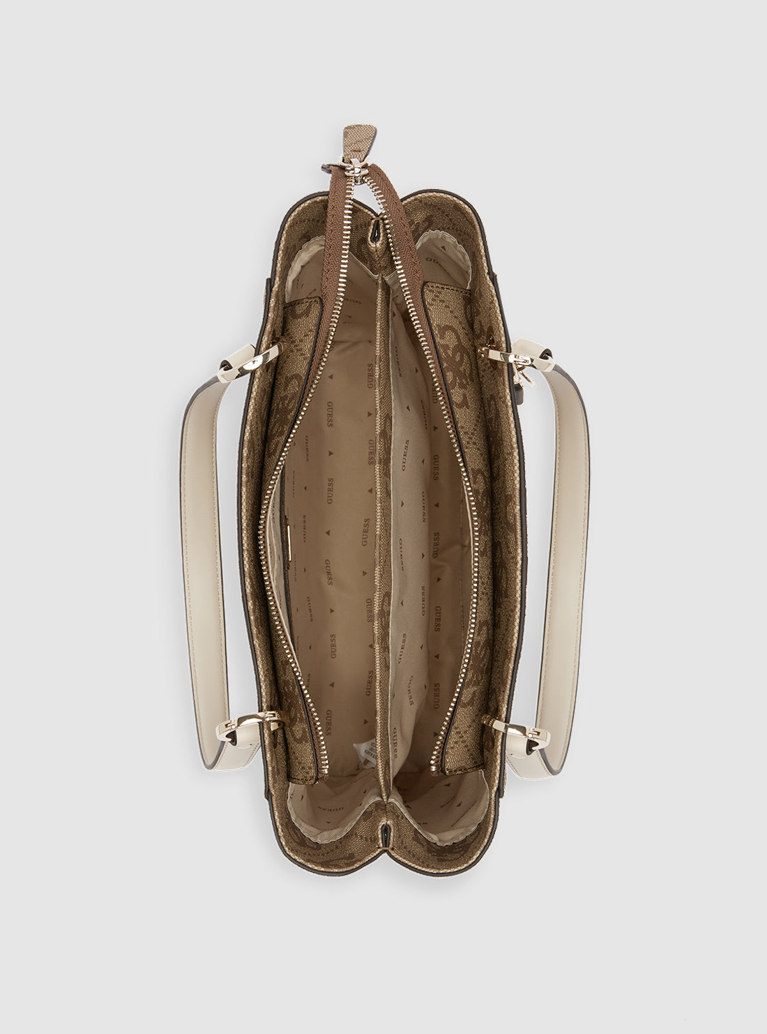 Brown Logo Noelle Small Tote Bag