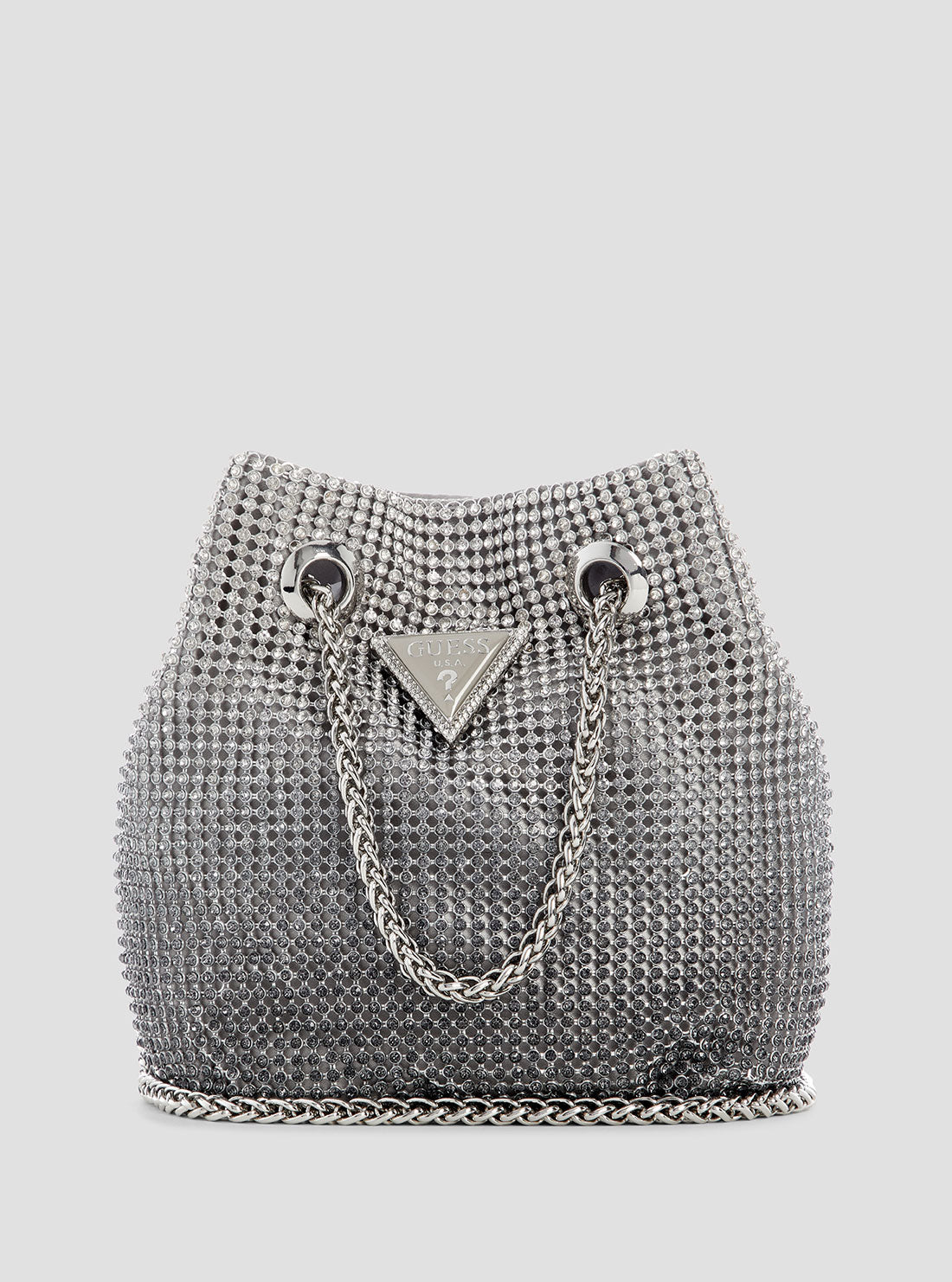 Silver Zalina Mini Crossbody Bag