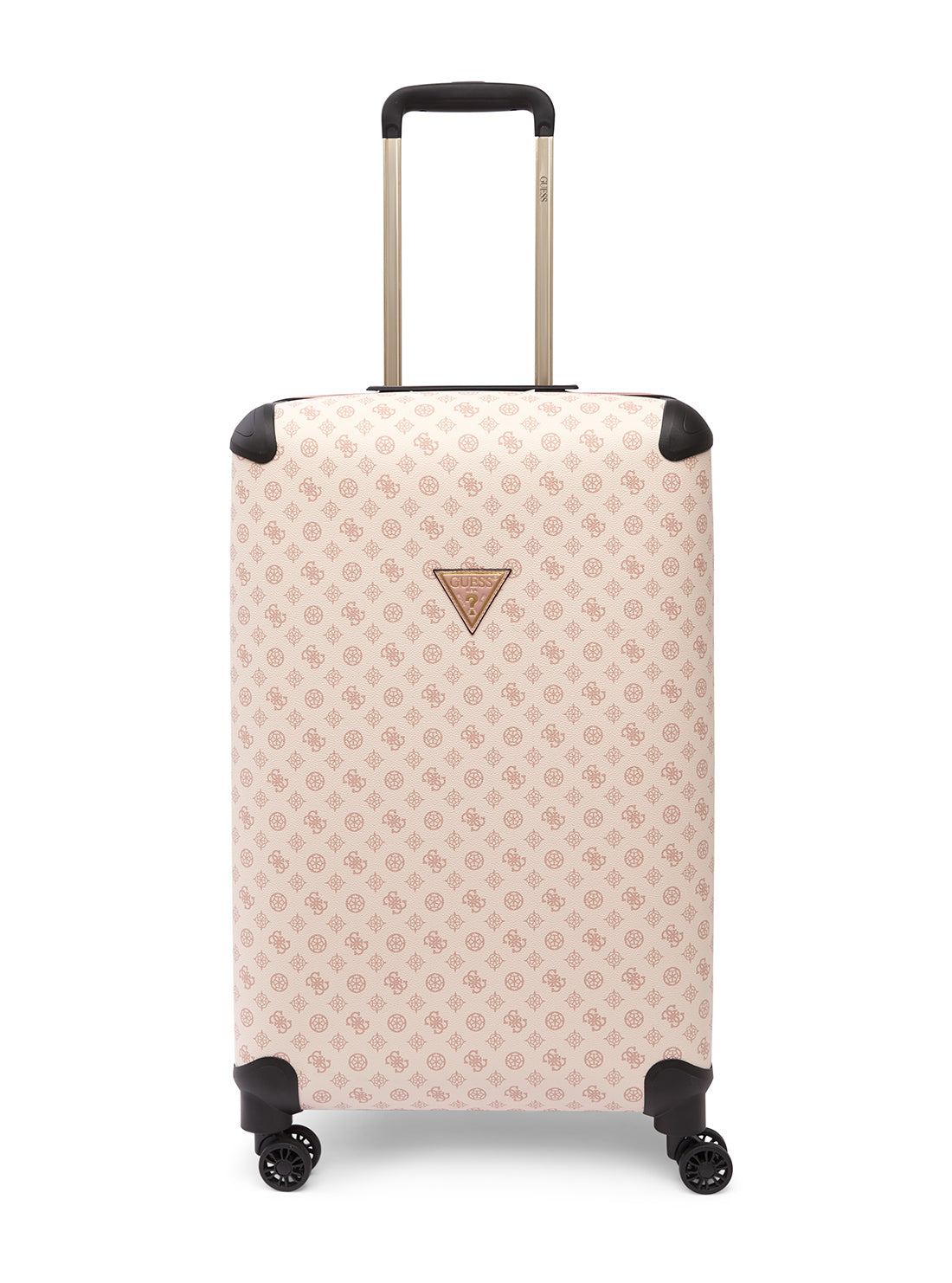 GUESS Pink Logo Wilder 71cm Suitcase front view