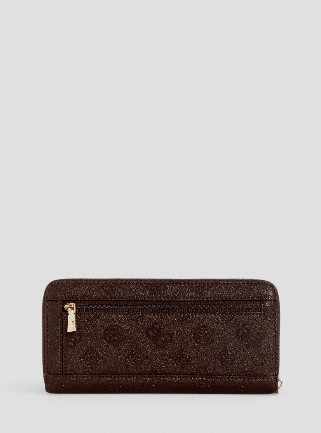 GUESS Womens Brown Logo Blake Large Zip Around Wallet PD2222146 Back View