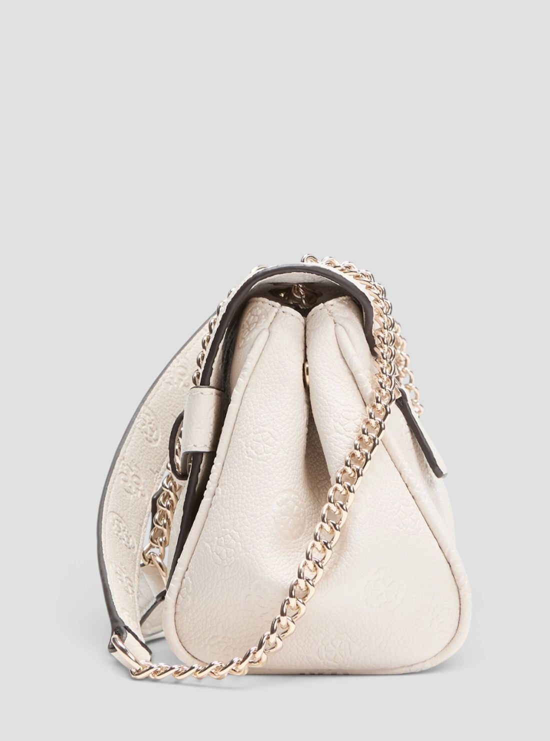 GUESS Womens Stone Logo Ella Crossbody Flap Bag PD974621 Side View
