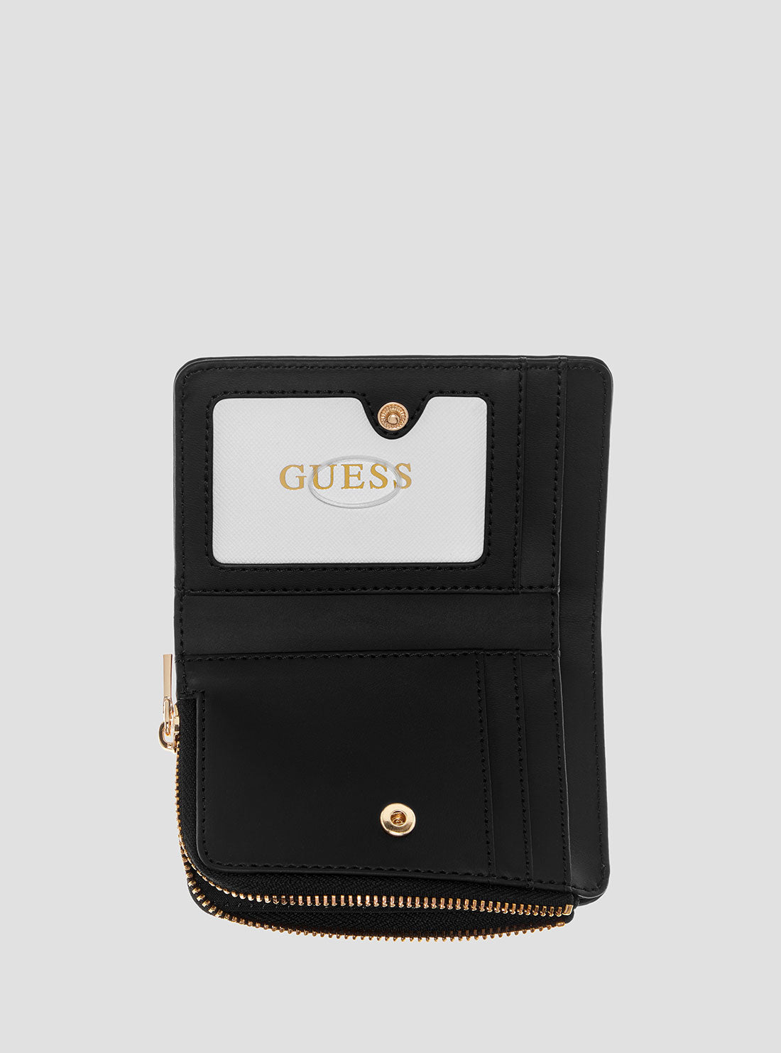 Black Cresidia Zip Around Card Case