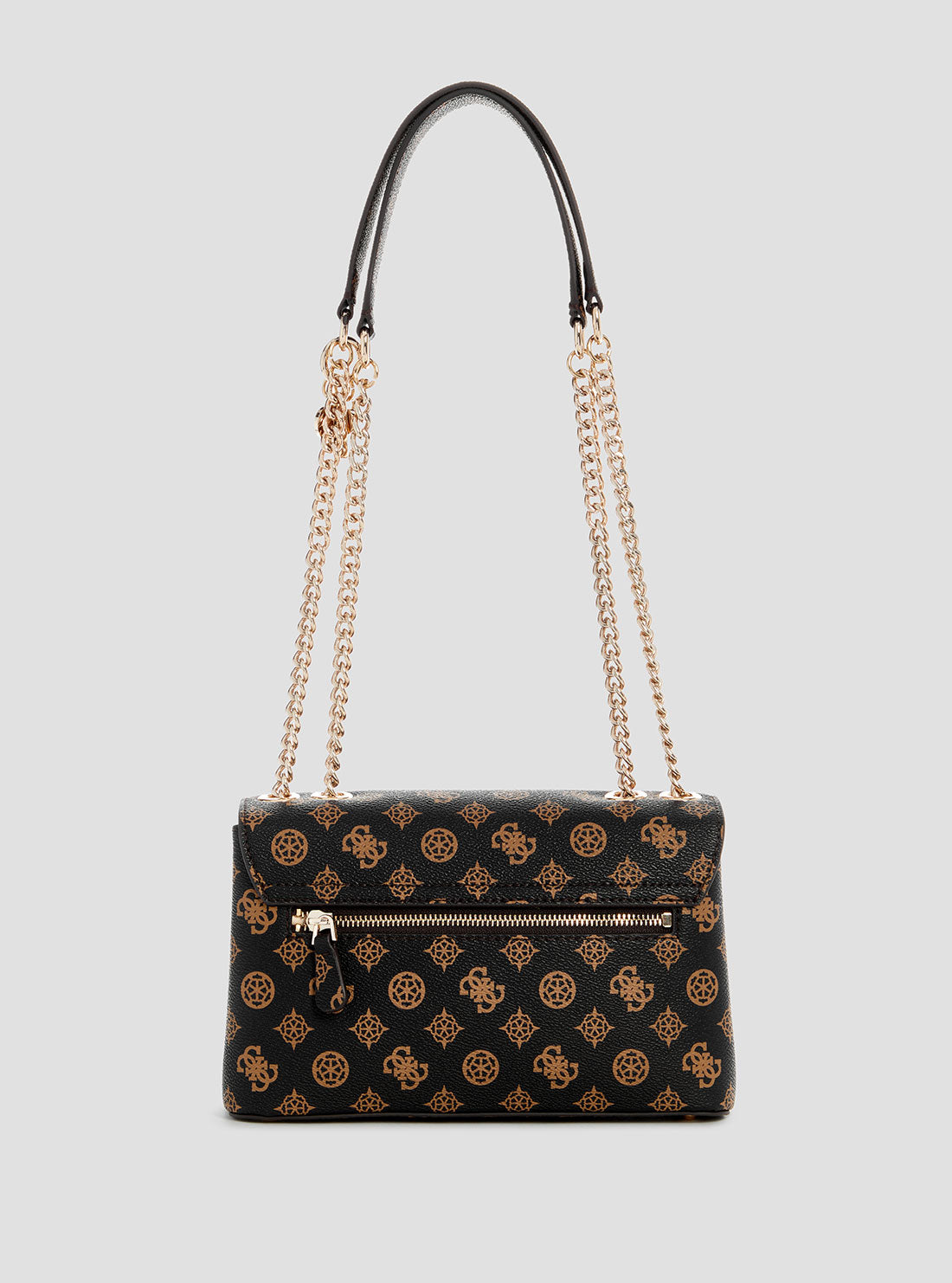 Brown Logo Daryna Crossbody Bag