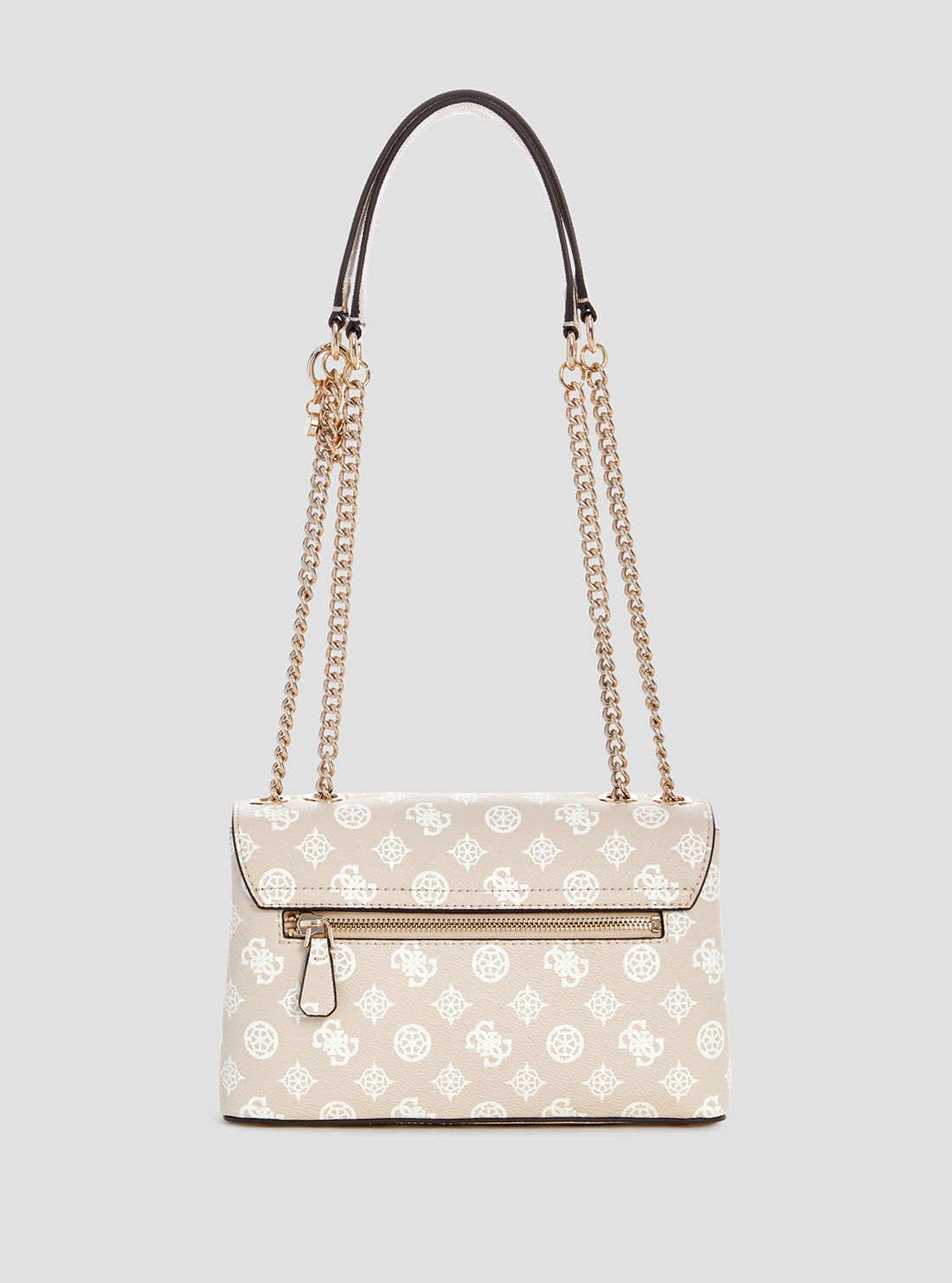 Beige Logo Daryna Crossbody Bag