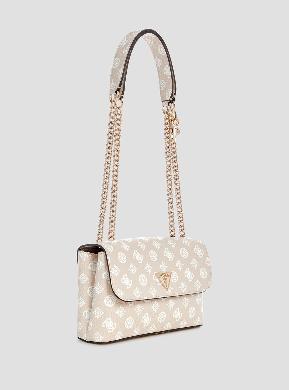 GUESS Womens Sand Logo Logo Daryna Crossbody Bag PG949320 Side View