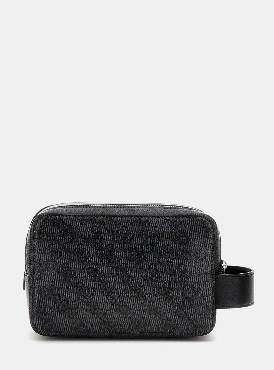 GUESS Mens Black Logo Losanna Double-Zip Beauty Case PMLOLOP5239 Back View