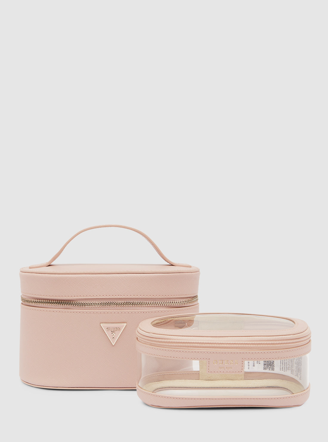 GUESS Womens Pink Beauty Case PW7463P4361 Front View