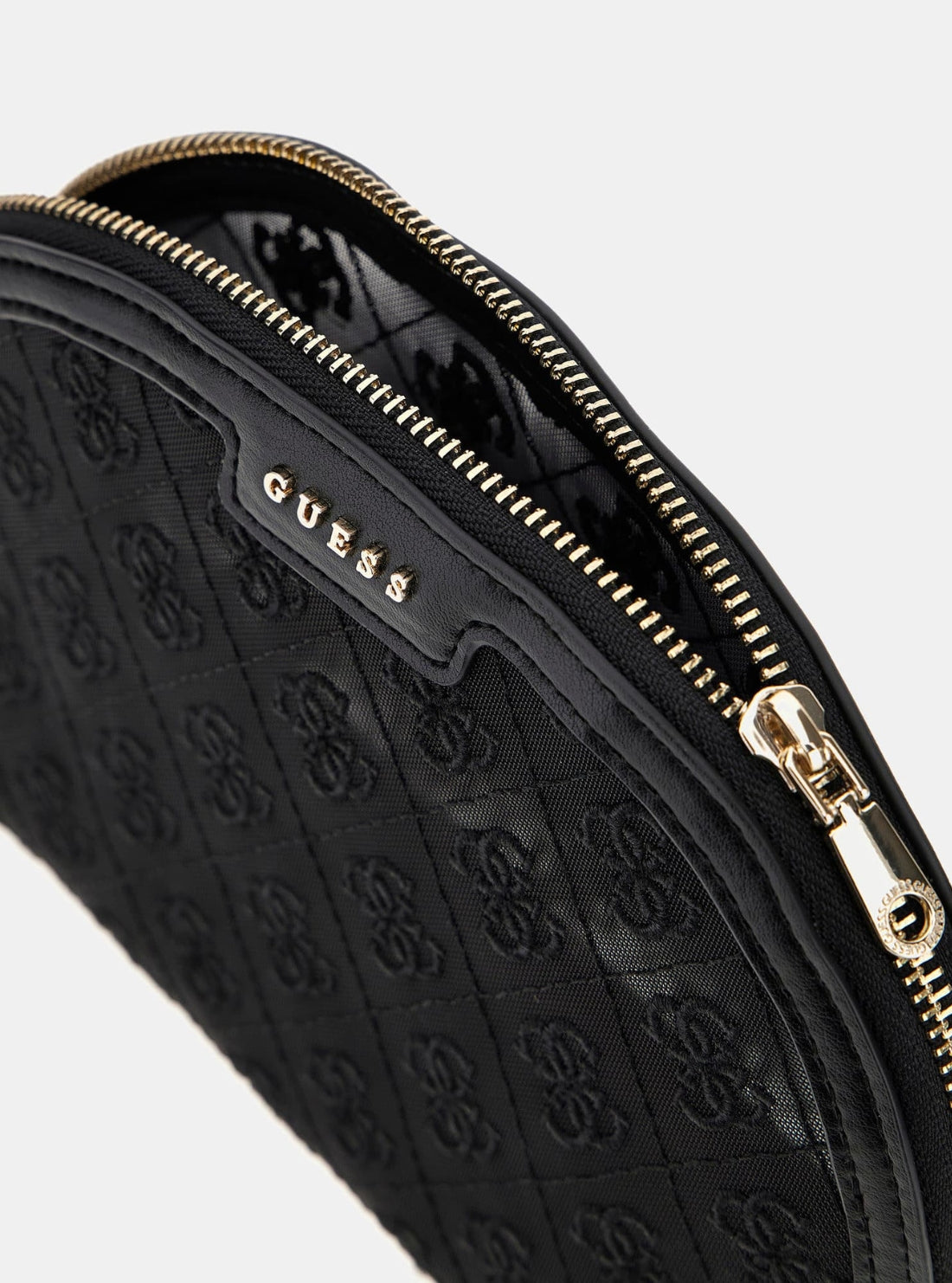 GUESS Accessories Black Big Dome Pouch PW7536P5370 Detail View