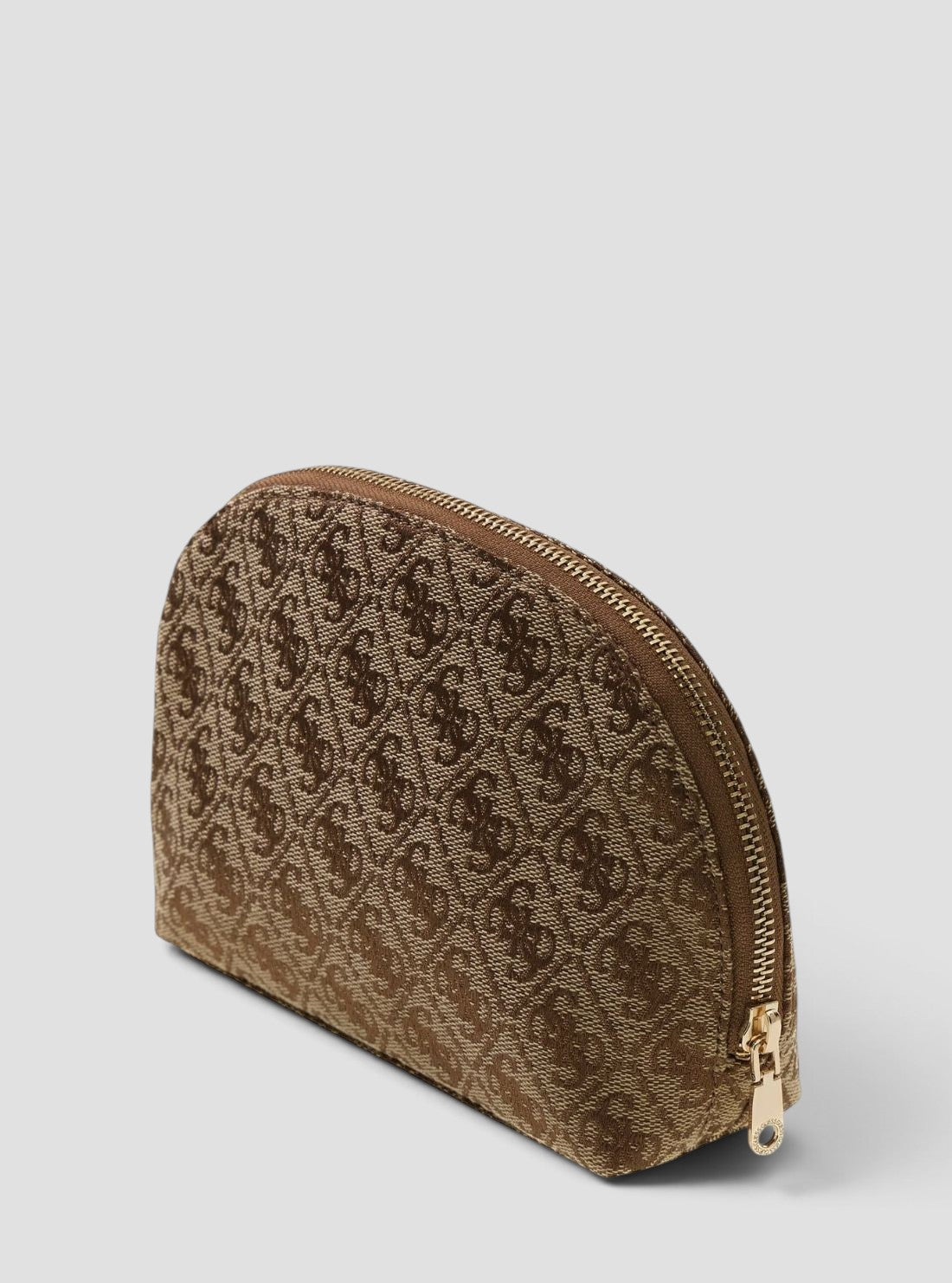 GUESS Accessories Brown Logo Dome Beauty Case PW7560P6270 Side View