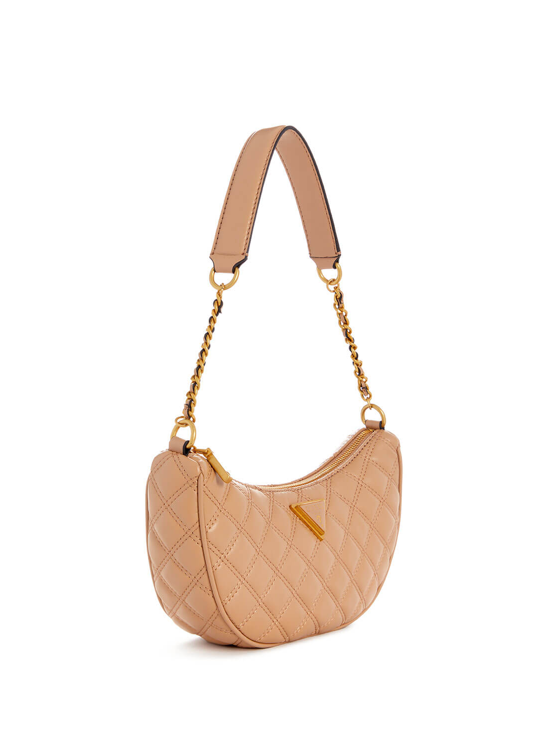 Women's Beige Giully Shoulder Bag front view alternative
