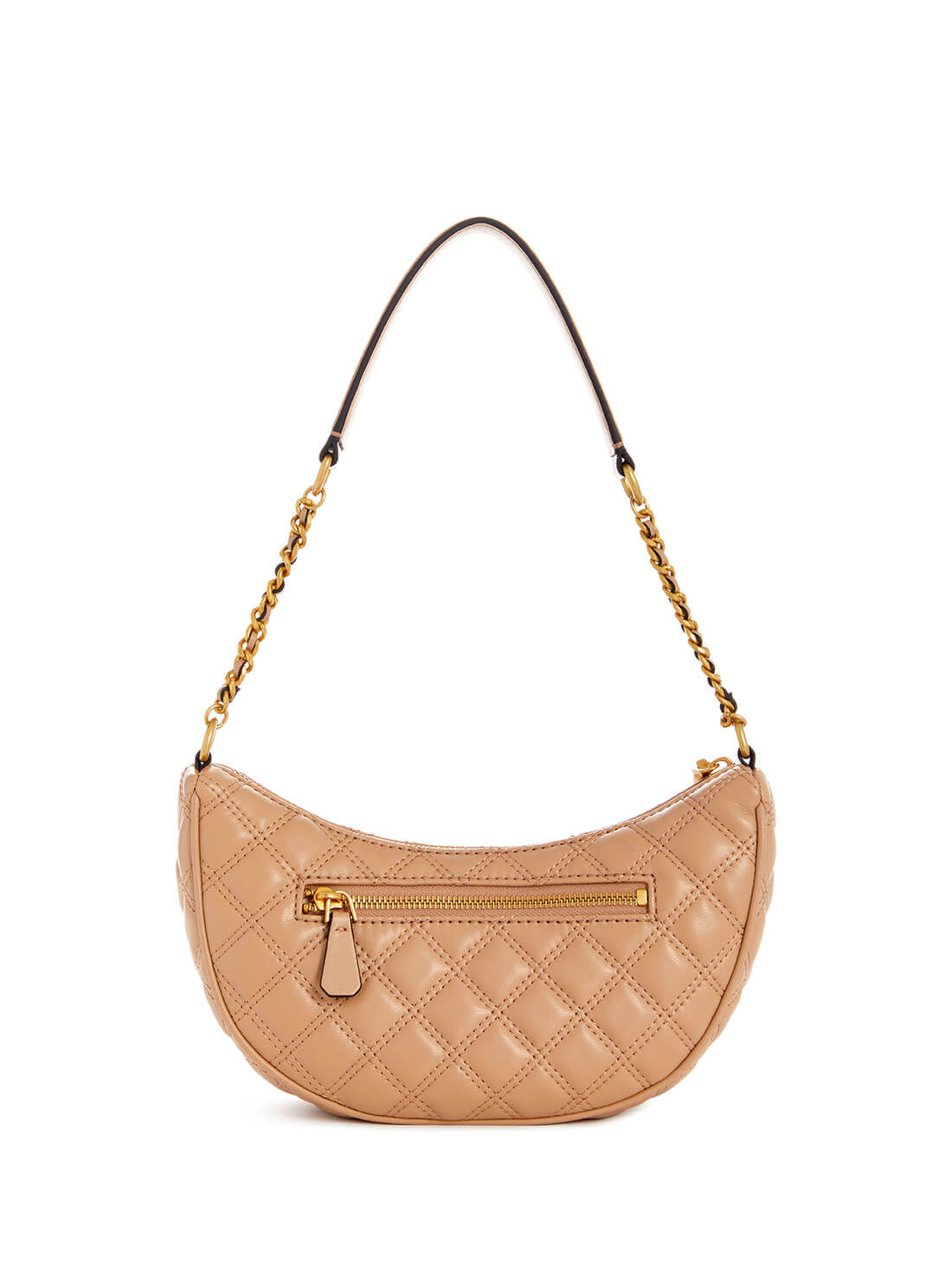 Women's Beige Giully Shoulder Bag back view