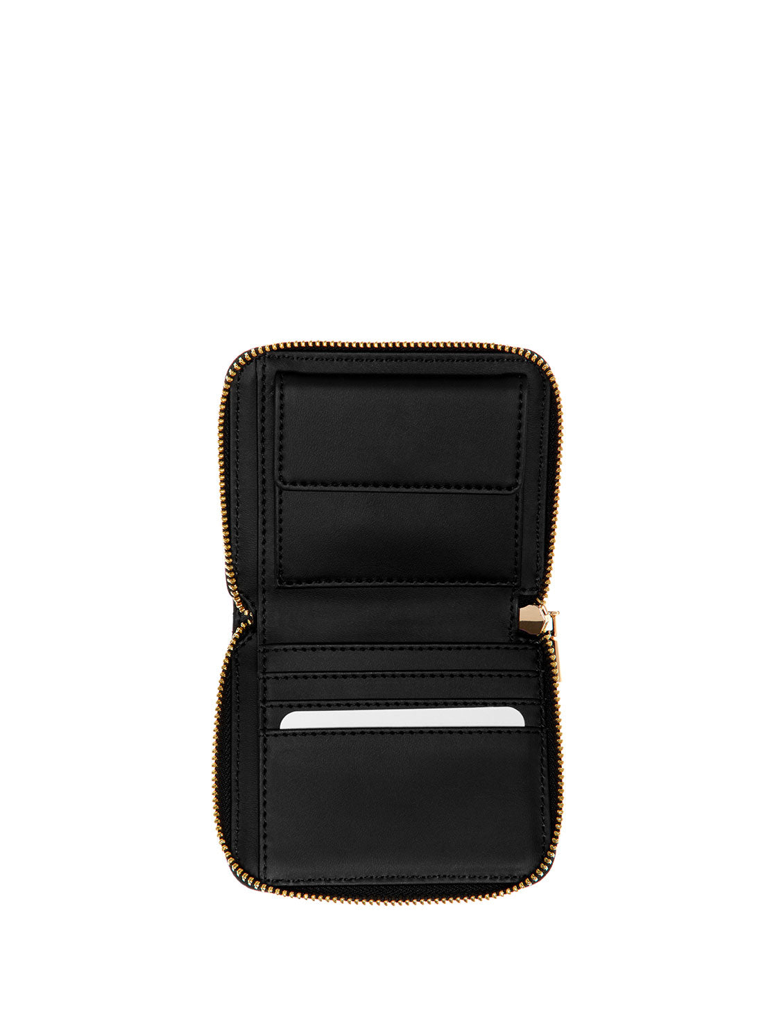 GUESS Black Giully Small Wallet inside view