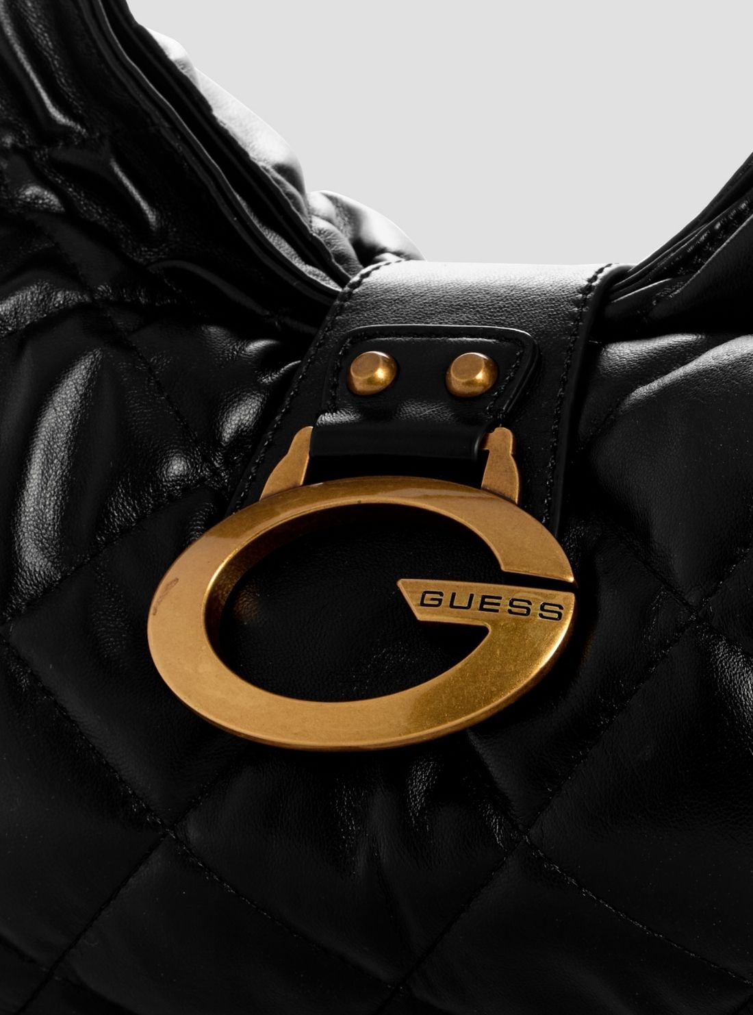 GUESS Womens Black Camden Shoulder Bag QB930818 Detail View