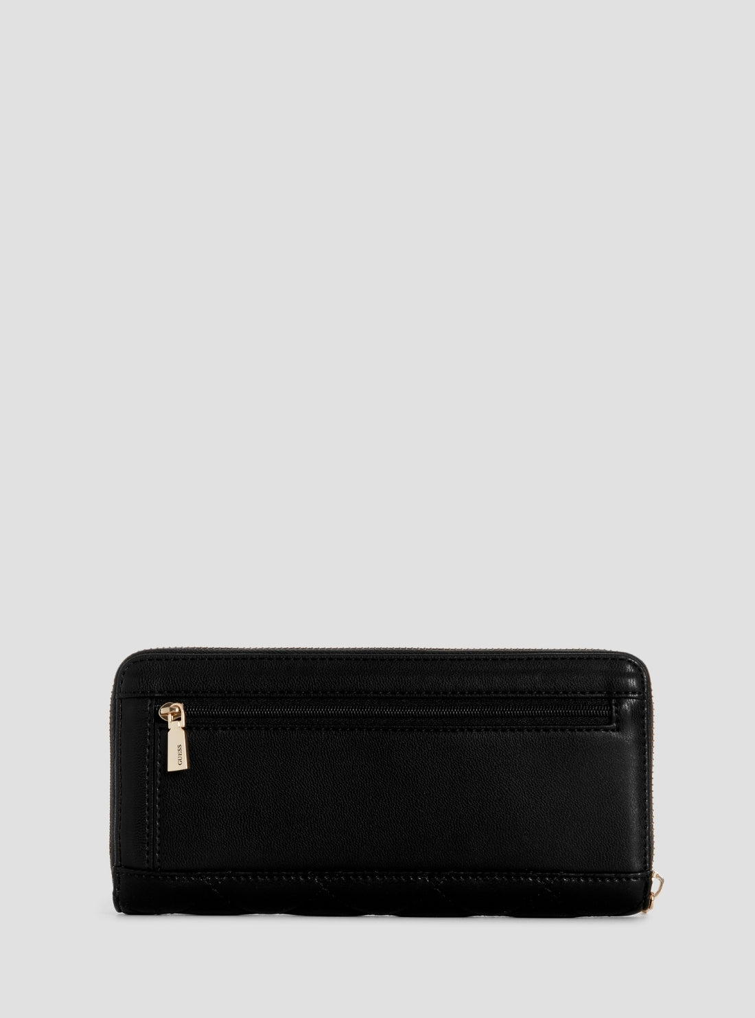 GUESS Womens Black Juliet Large Zip Around Wallet QG2456146 Back View
