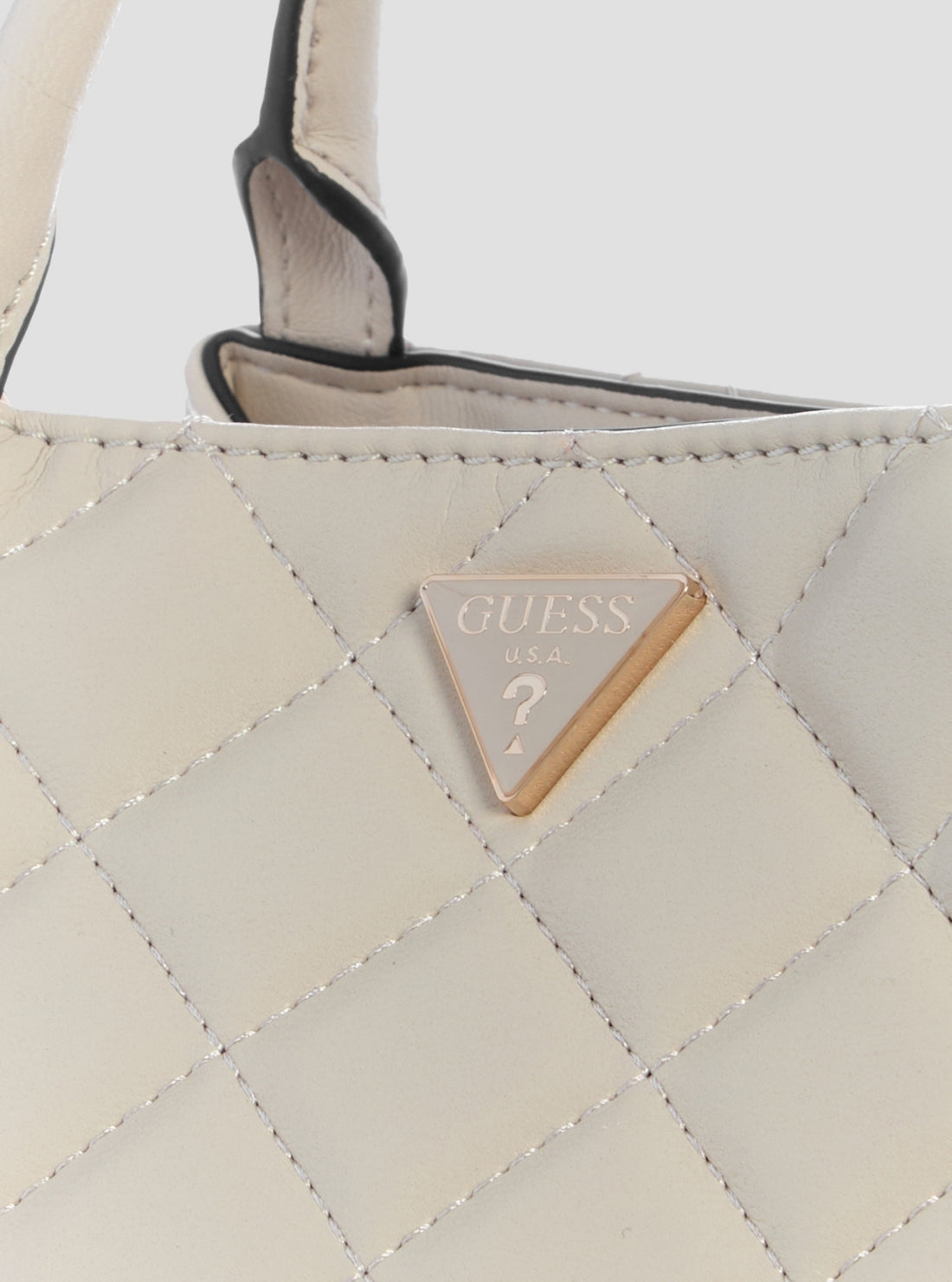 GUESS Accessories Bone Juliet Mini Satchel Bag QG245671 Detail View