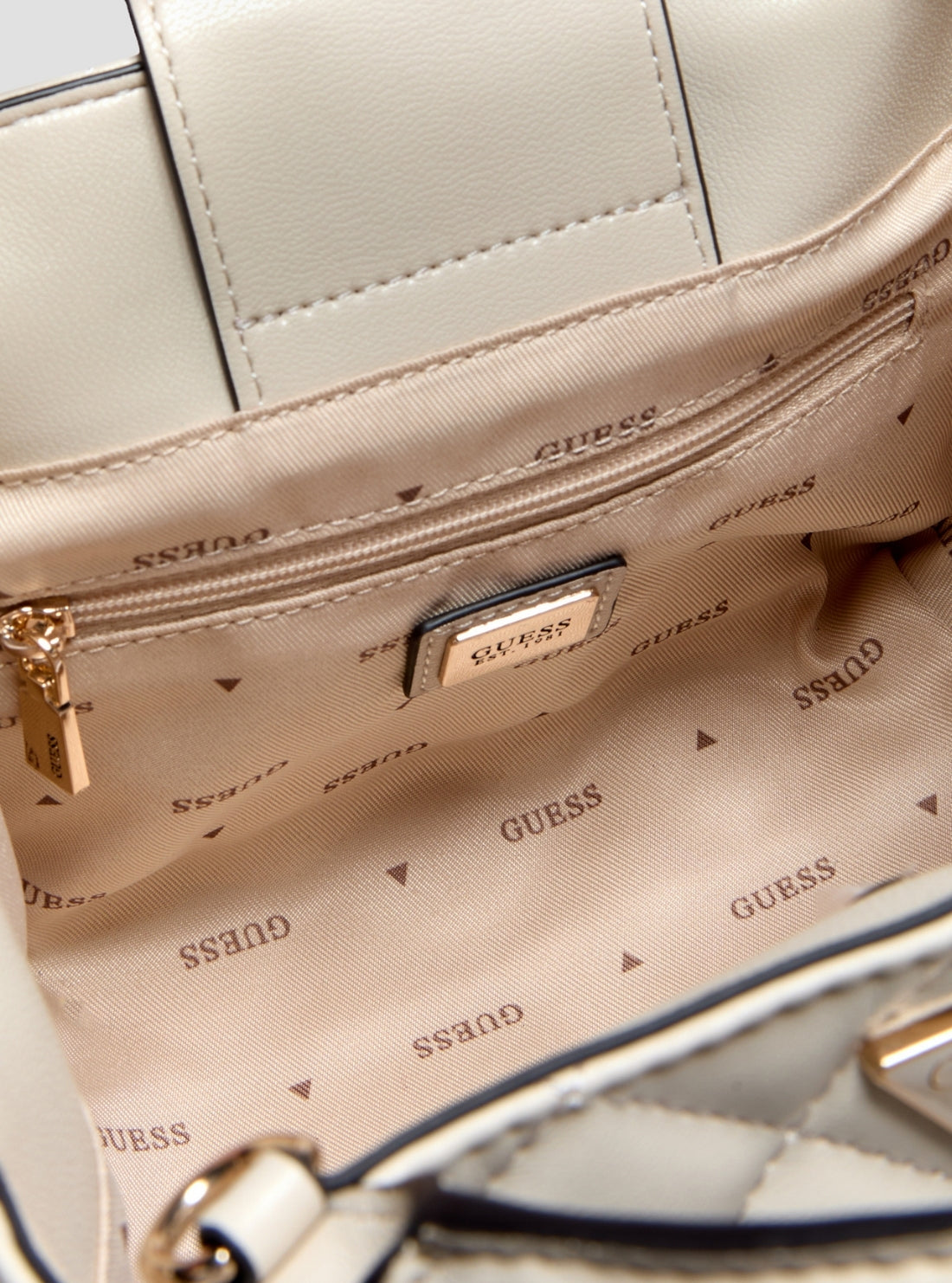 GUESS Accessories Bone Juliet Mini Satchel Bag QG245671 Detail View