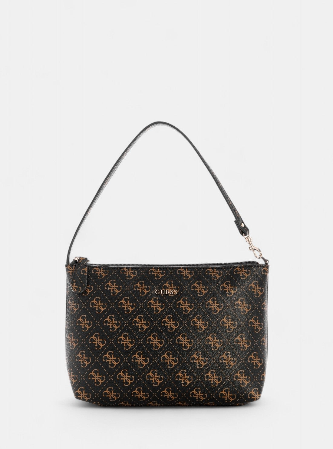 GUESS Womens Brown Logo Power Play Large Tech Tote QG712424 Front View_3