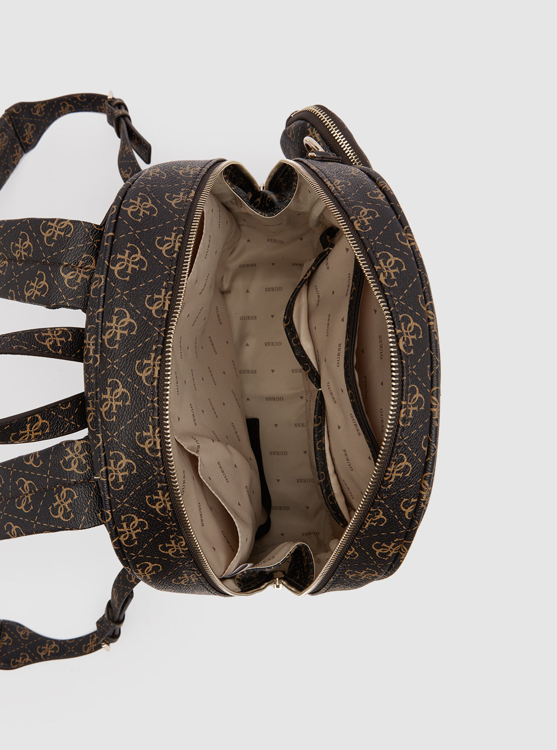 Brown Logo Power Play Backpack