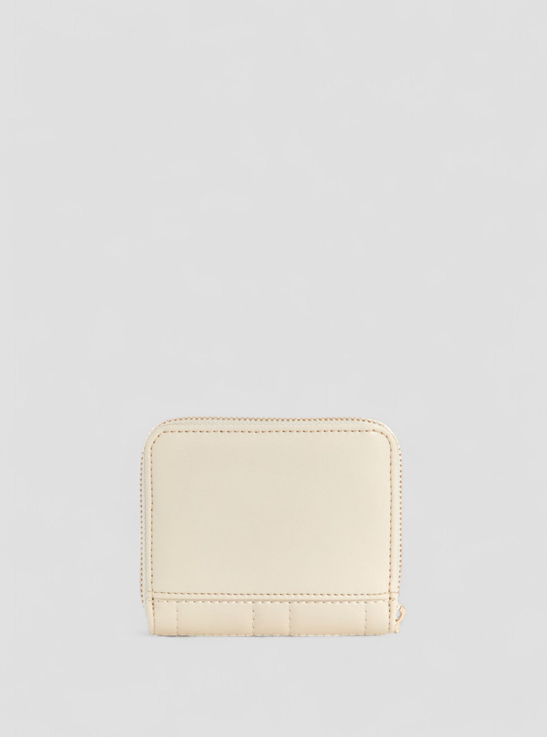 GUESS Womens Beige Assia Small Zip Around Wallet QG849937 Back View