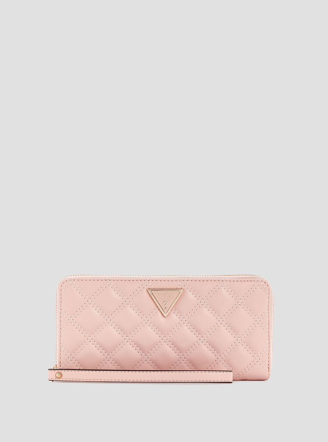 Pink Giully Large Zip Around Wallet