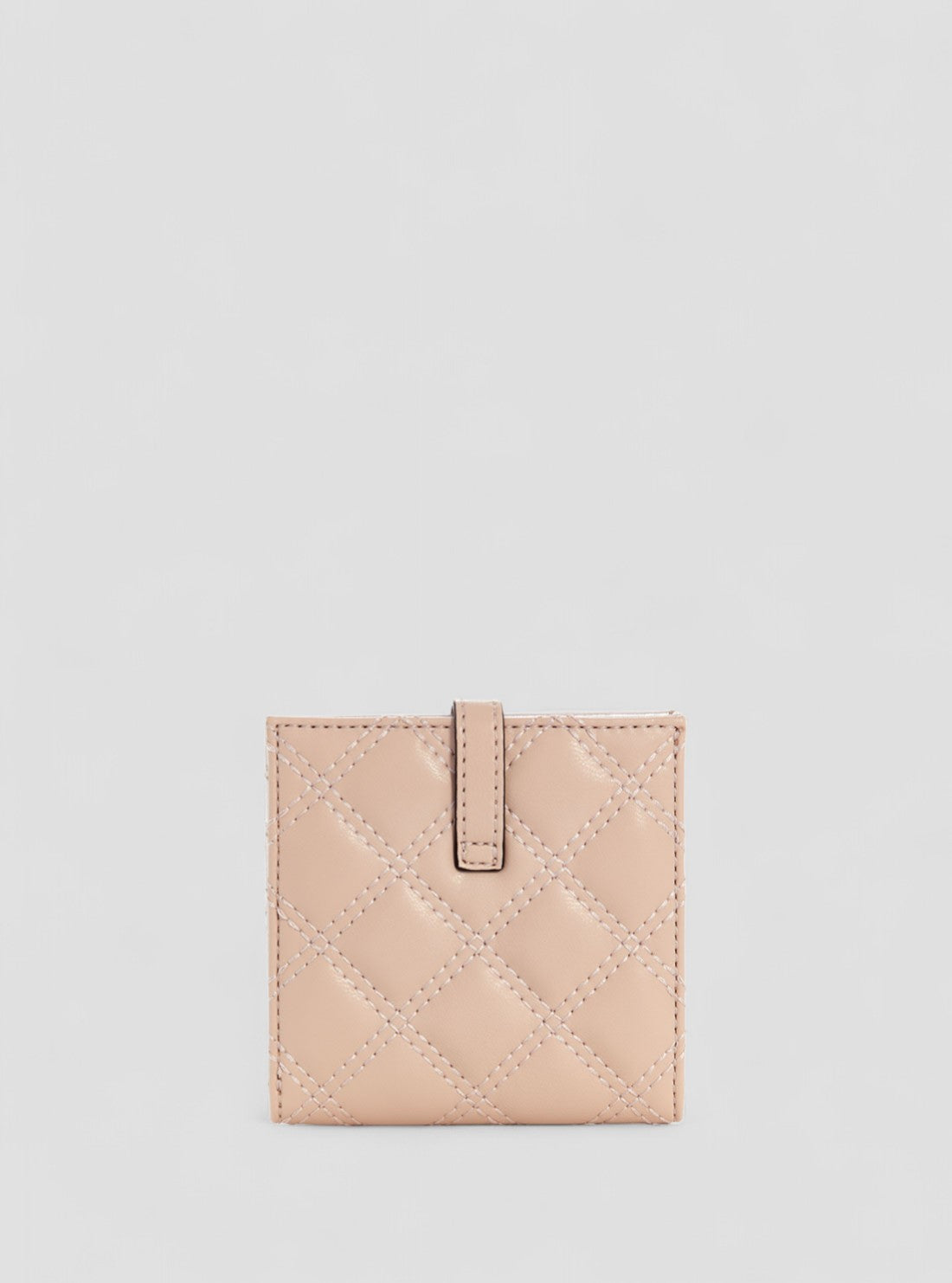 GUESS Womens Beige Giully Tab Card Case QG874852 Back View