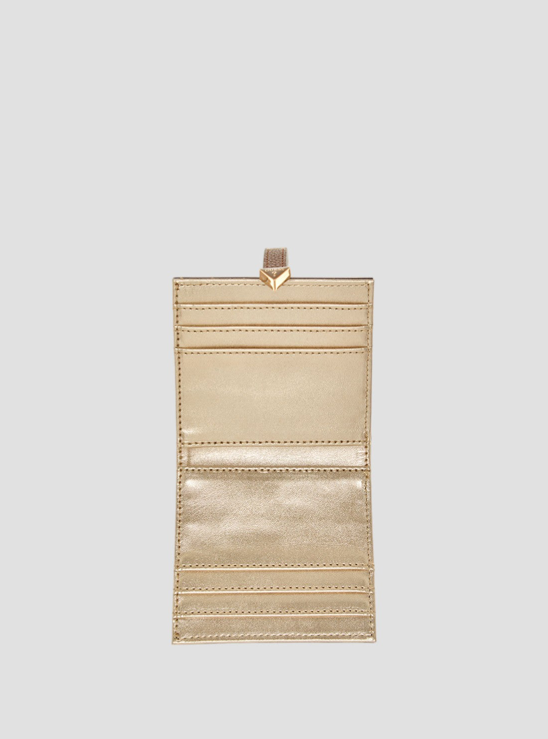 GUESS Womens Beige Giully Tab Card Case QG874852 Inside View