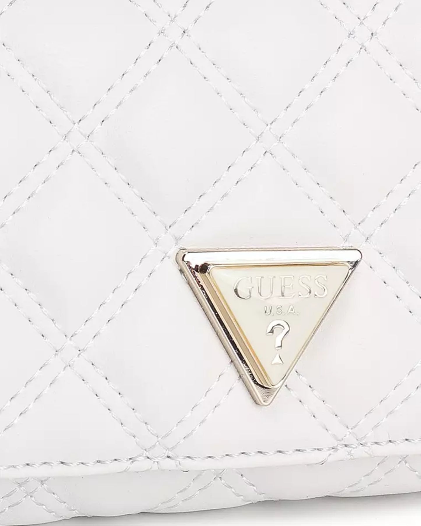 White Giully Crossbody Organiser Bag