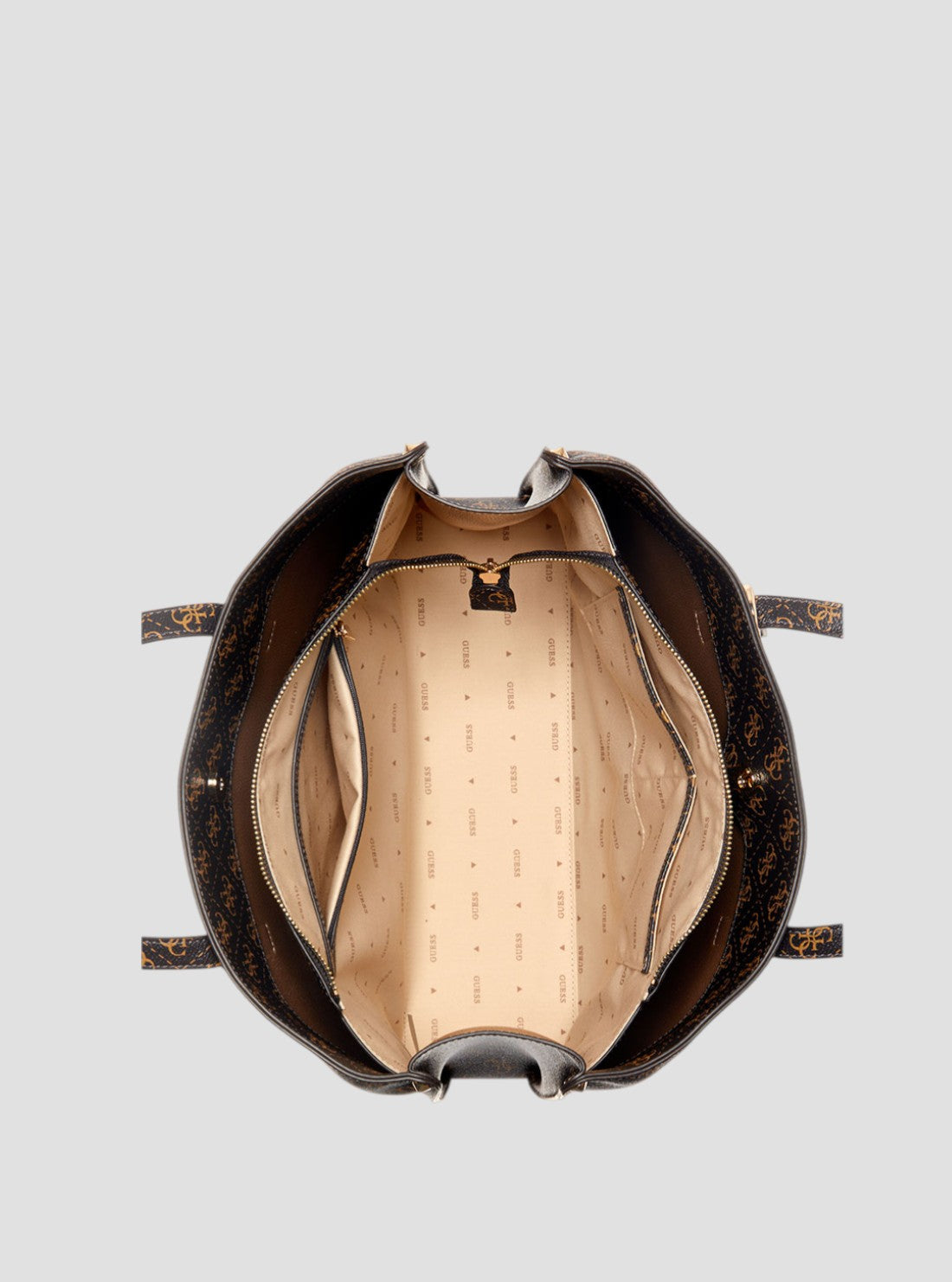 Brown Logo Meridian Tote Bag