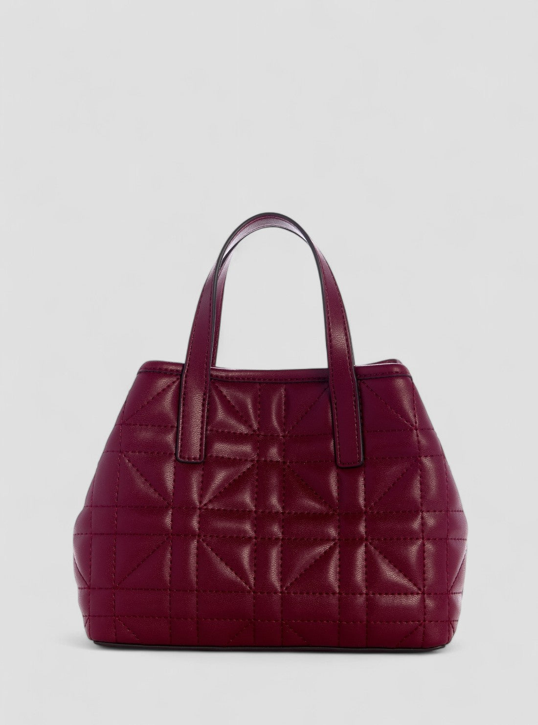 GUESS Womens Red Edita Mini Tote Bag QG962575 Back VIew