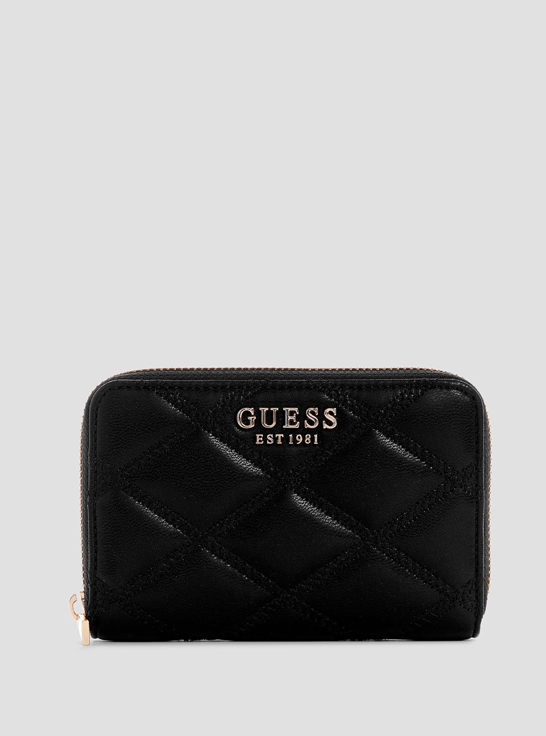 Black Tamsin Medium Zip Wallet