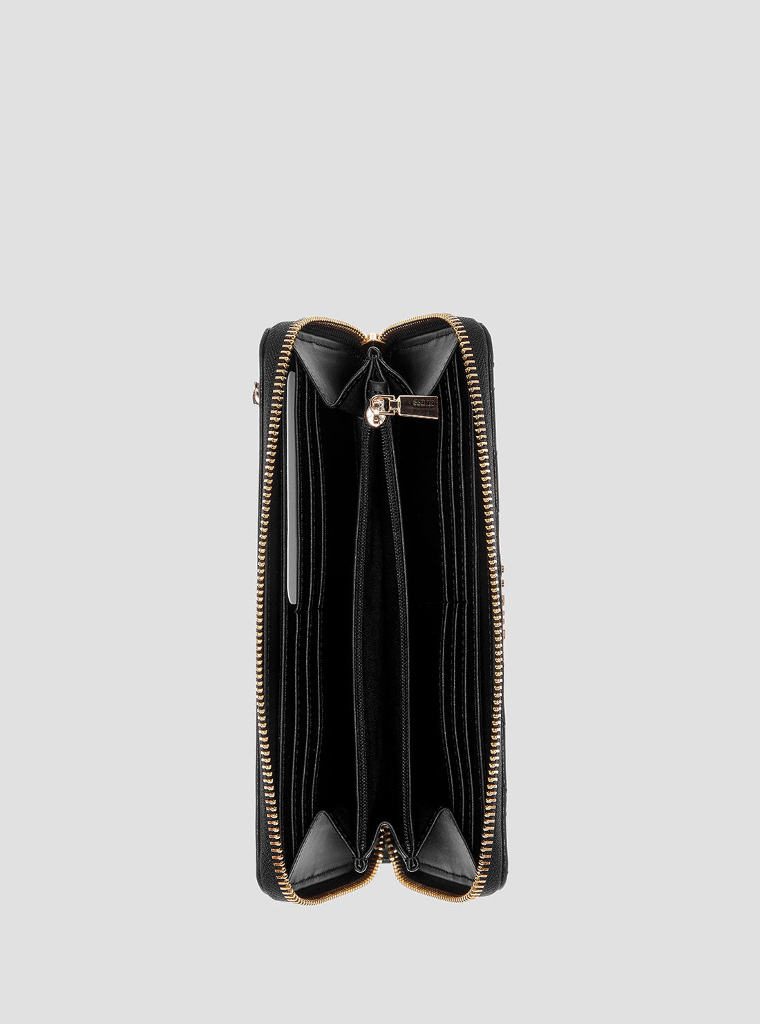 Black Tamsin Large Zip Wallet