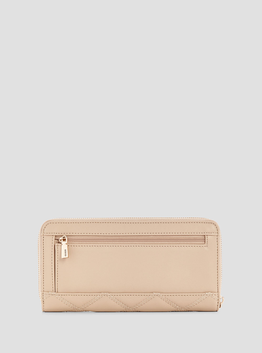 Beige Tamsin Large Zip Wallet