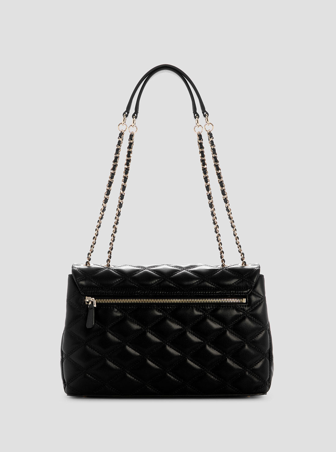 Black Tamsin Large Convertible Crossbody Flap