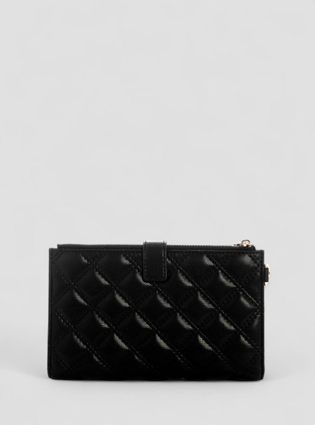 GUESS Womens Black Giully Double Zip Organiser Wallet QG9673157 Back View