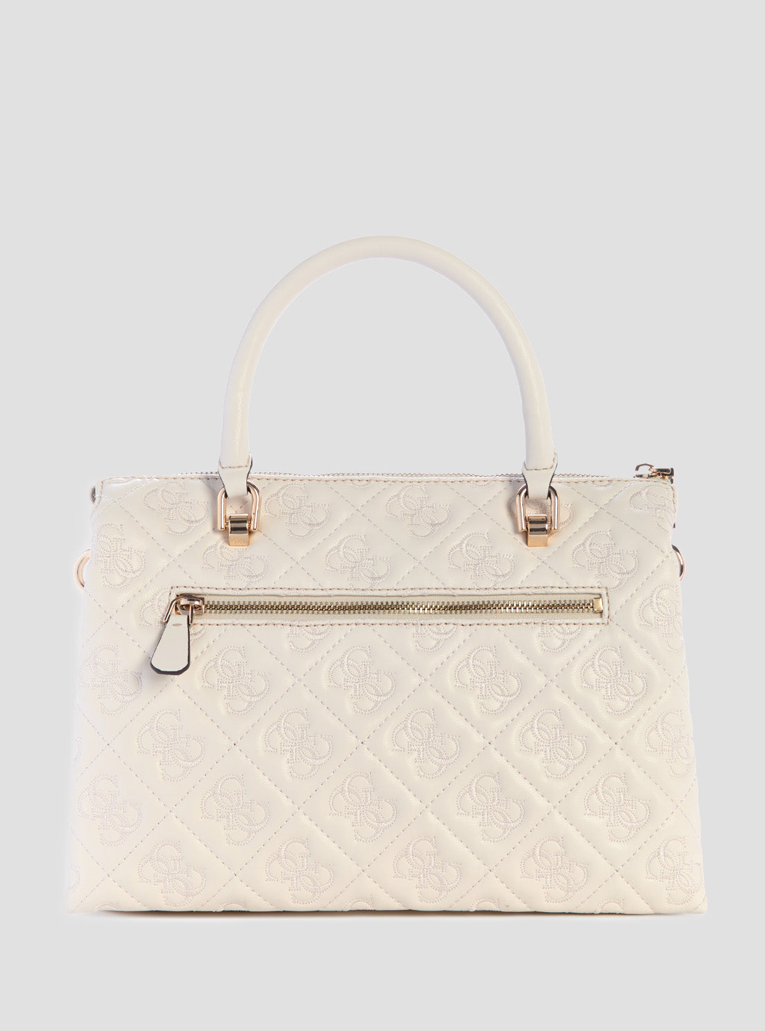GUESS Women's White Adelasia Satchel Bag QL965806 Back View