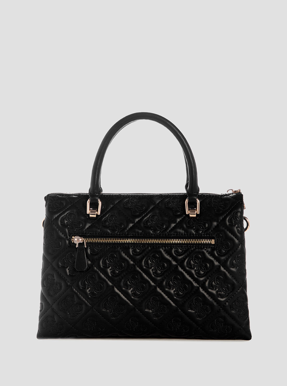 GUESS Womens Black Adelasia Satchel Bag QL965806 Back View