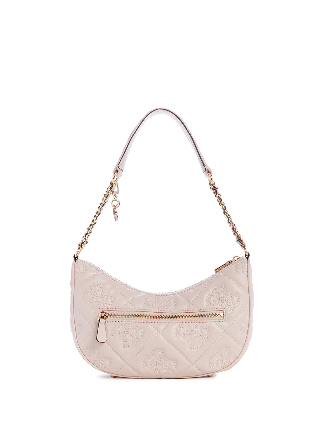 GUESS Beige Logo Marieke Shoulder Bag back view