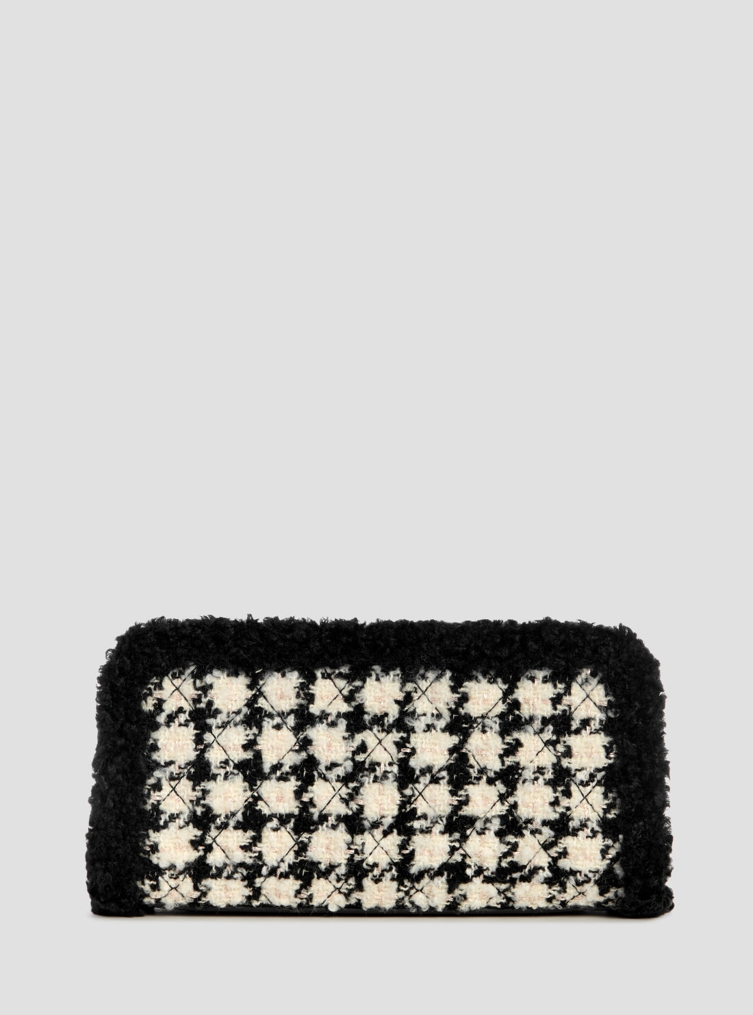 GUESS Womens Black Multi Cristi Top Zip Crossbody Bag QT813972 Back View