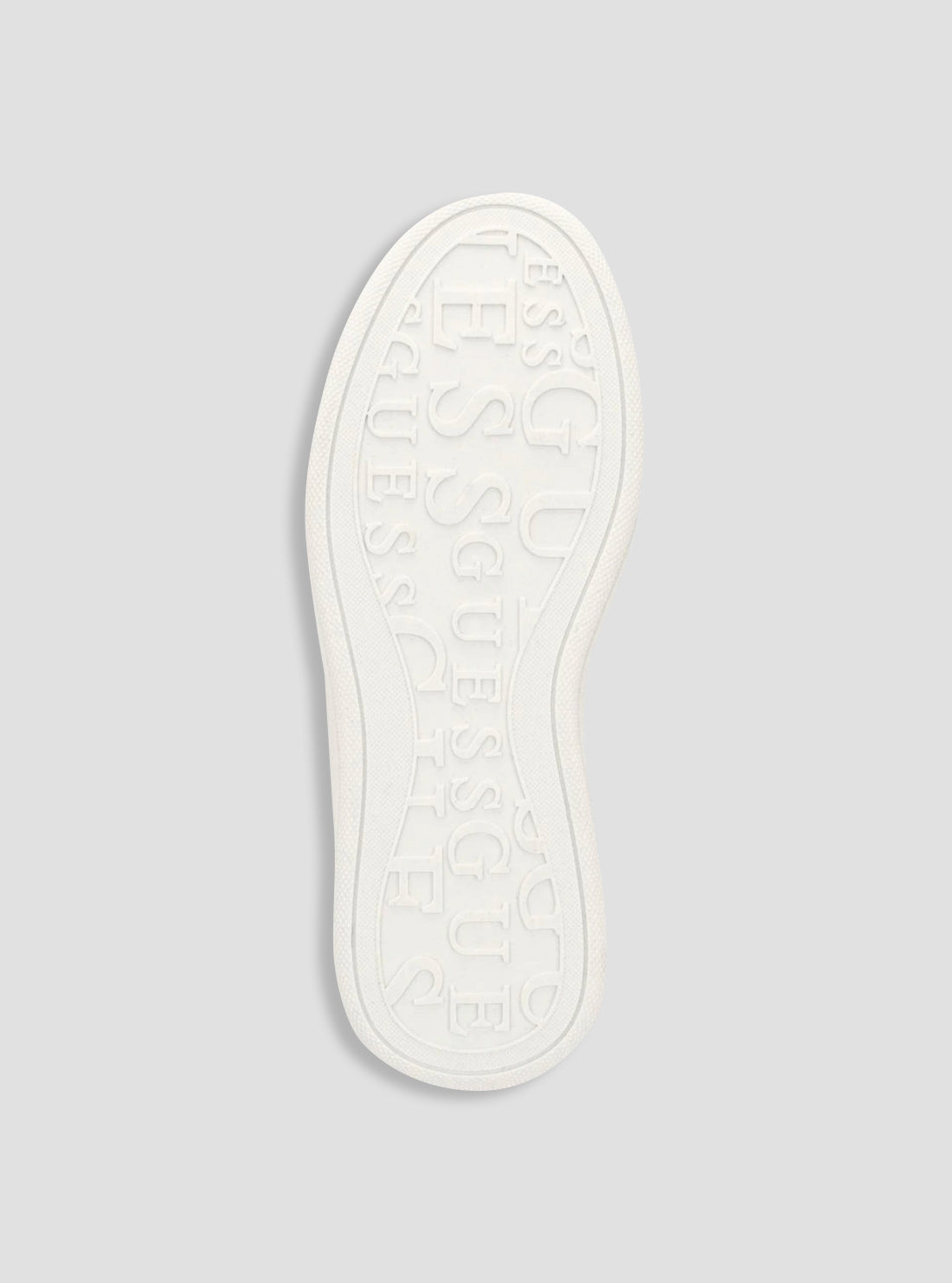 GUESS Womens White Rozinn Wedge Sneakers ROZINN Back View