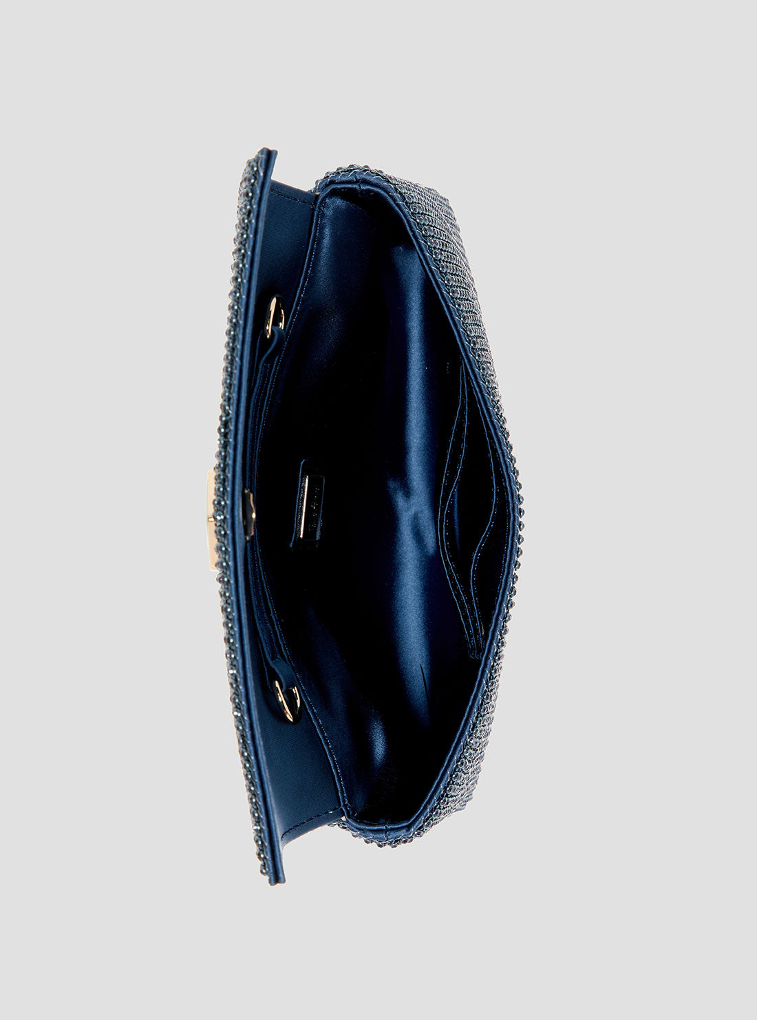Blue Zalina Clutch Bag