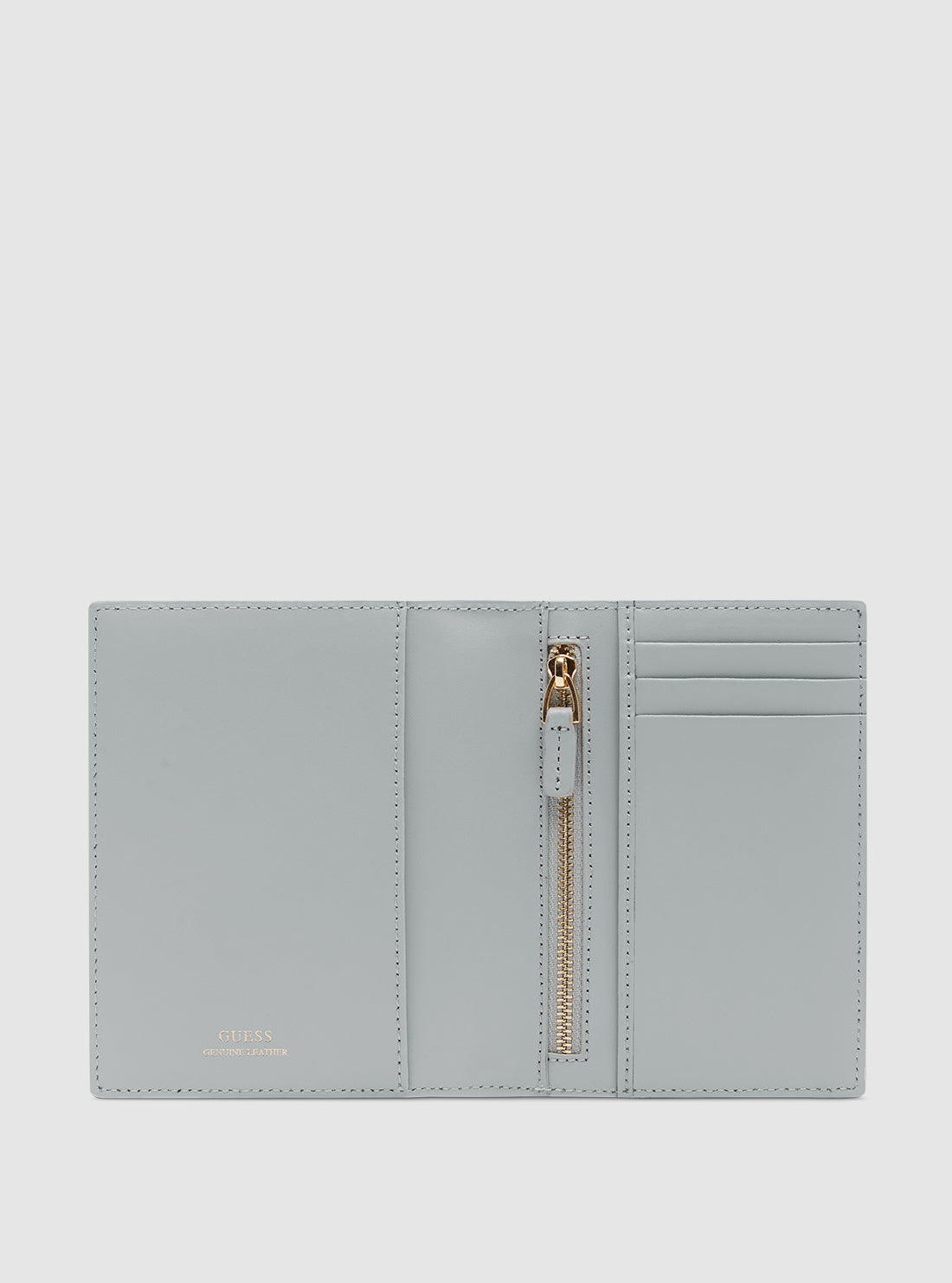 GUESS Womens Blue Leather Passport Holder RW1657P4301 Inside View