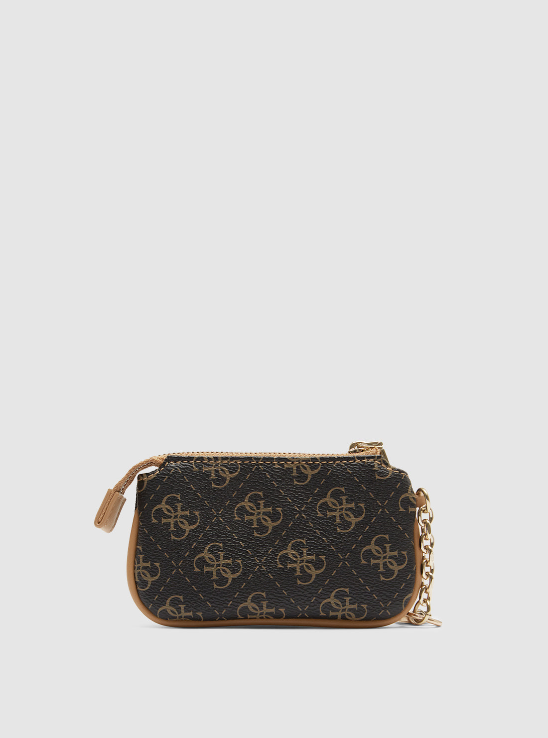 Brown Logo Purse Keyring